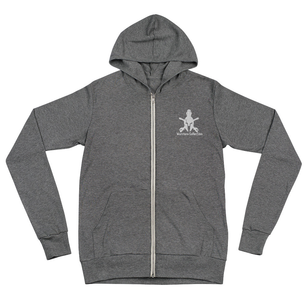 Warriors Collection Unisex Zip Hoodie